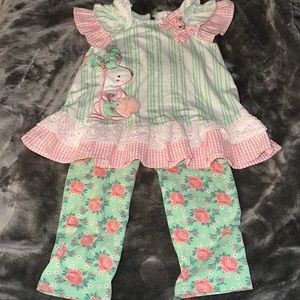 Rare Editions Easter Bunny set size 4